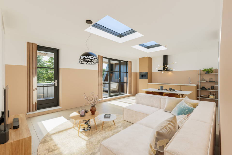 3-kamer appartement | Bouwnummer 16 woning aanzicht